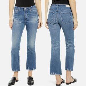 AG Adriano Goldschmied Jodi Crop High Rise Slim Flare‎ size 28R